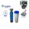 Adoucisseur bi-bloc 30L vanne Fleck résine échangeuse ions traitement eau
